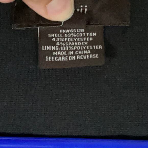 Anthropologie Luii Black Cascading Ruffle Front Vest Size Large - Picture 6 of 9